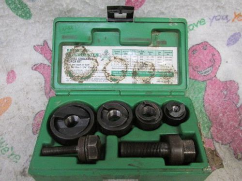 Greenlee Slug Buster 7235BB Knockout Punch Set, Conduit Sizes 1/2&#034; - 1 1/4&#034;