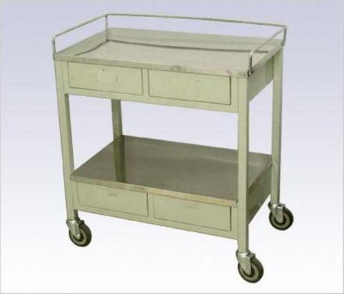 Medicine Trolley with 4 Drawers, Hospital Trolley Export Quality, Free Shipping