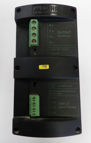Murr elektronik switch mode power supply mcs40 for sale