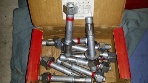 Hilti kb-tz expansion anchor 3/4 x 5-1/2 - 387520 - box of 10, used on car lifts for sale