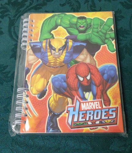 new Marvel Heroes - Hulk, Spider-Man,&amp; Wolverine) Spiral Notebook