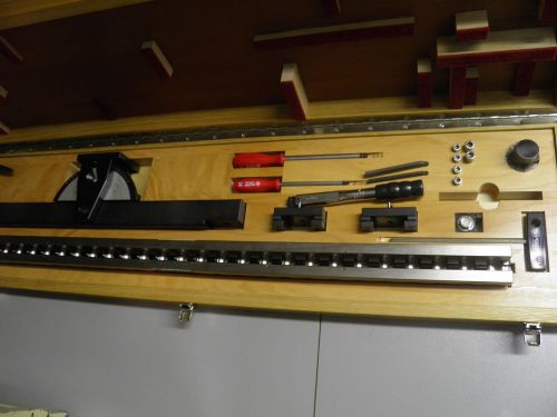 Precision 1022mm KOBA  CMM Calibration Bar in Wood Case with tools.
