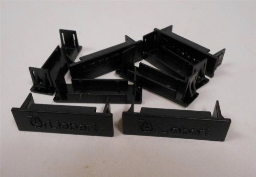 Liebert Filler Plates Black Plastic 3/4&#034; X 2 1/2&#034; Lot of 8 n