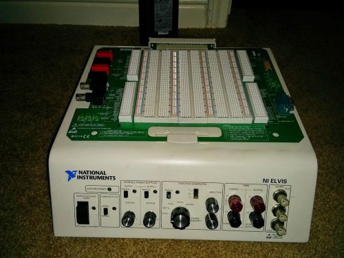 National Instruments NI Elvis 189323F-01 w Prototyping Board &amp; Power Supply