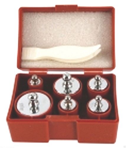 &#034;NEW&#034; NICKEL-PLATED 205 GRAM M2 PRECISION POCKET SCALE CALIBRATION WEIGHTS KIT