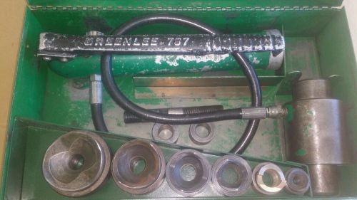 Greenlee 7306 knockout punch and hydraulic driver set for 1/2&#034; to 2&#034; for sale