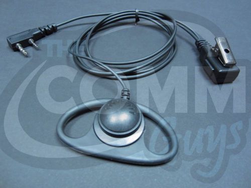 D-RING EARPIECE FOR KENWOOD 2 PIN RADIOS D RING HEADSET TK3130 PROTALK BAOFENG