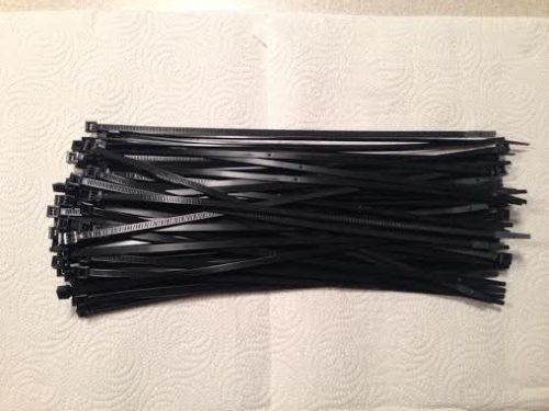 11&#034; Long 100 Pieces 50 LB UV Resistant Heavy Duty Cable Zip Ties