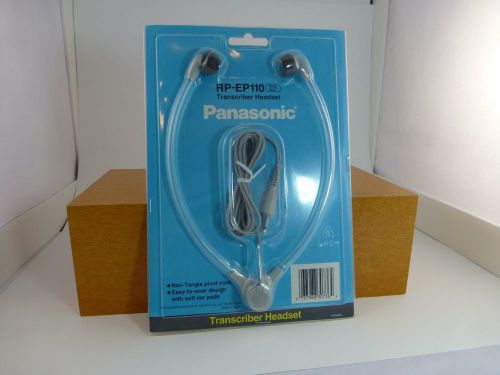 New Panasonic RP-EP110 Transcriber headset for RR830 / RR-830 and RR930 / RR-930