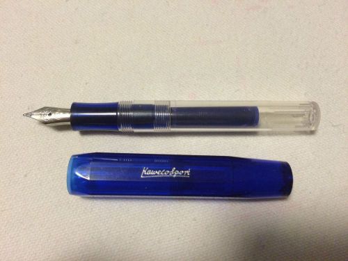 Kaweco ICE sport - Blue - M - Fountain Pen, with extra ink, converter