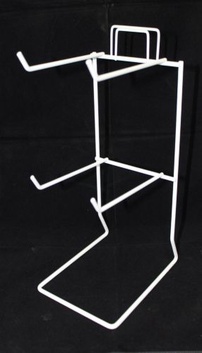 White wire 4 peg counter  racks, carton of 10 for sale
