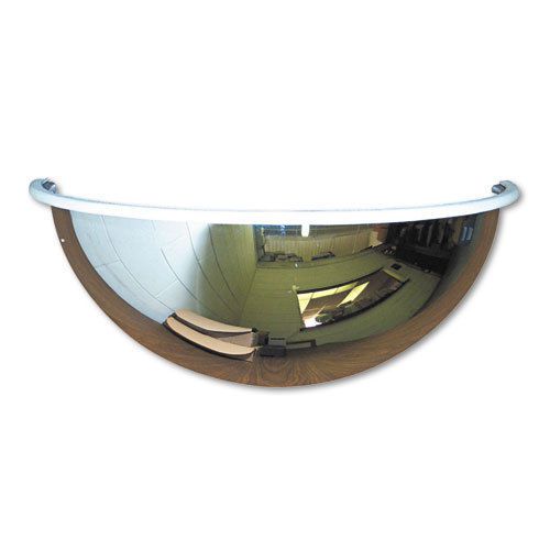 See All Half-Dome Convex Security Mirror, 26&#034; dia., 180 Degree Viewing