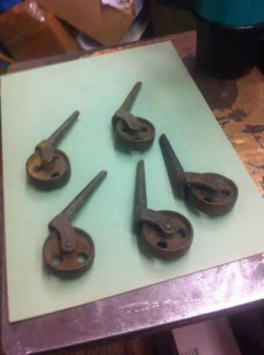 5. old cast iron casters for sale
