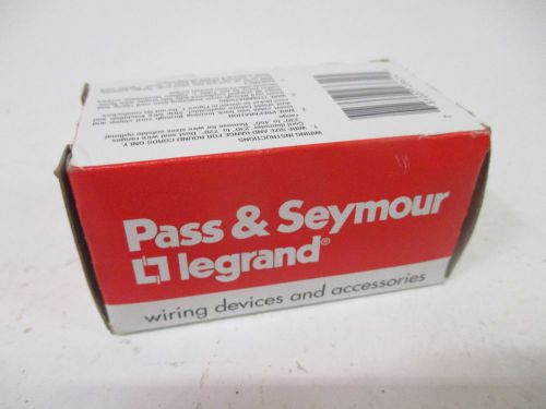 PASS &amp; SEYMOUR PSL515-P TURNLOK PLUG 15A, 125V *NEW IN A BOX*