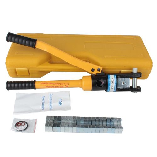 16 ton hydraulic crimping press tool wire cable crimper &amp; 11 sets hexagon dies for sale