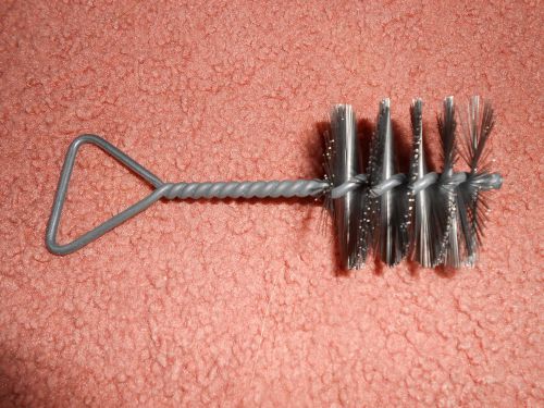 (10 pcs) 2&#034; steel wire tube cleaning brushes with &#034;sure-grip&#034; wire handles