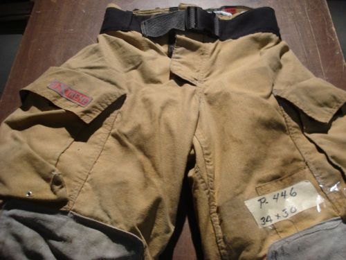 34x30 pants firefighter turnout bunker fire gear globe gxtreme ....12/04....p446 for sale