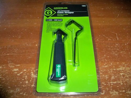 GREENLEE 1903 - High Performance CABLE STRIPPER - BRAND NEW In Package - Sweden