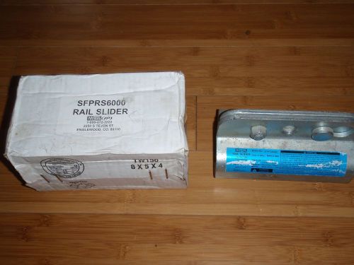 MSA SFPRS6000 Anchorage Connector,Galvanized Steel Rail-Slider NEW!