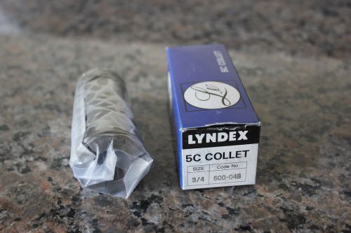 Brand new - lyndex 5c collet - size 3/4&#034;, 500-048 for sale