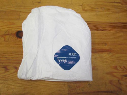 Dupont ty122s disposable elastic tyvek corvall suit with wrist bootie hood xxl for sale