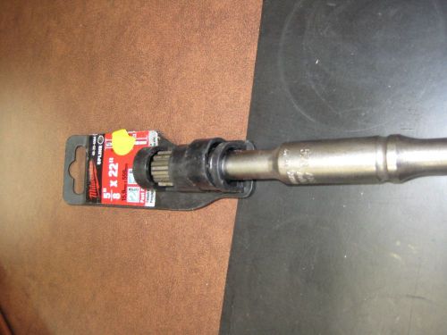 NWT Milwaukee Hammer Drill Bit, Spline, 5/8x22 In