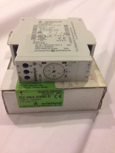 Wieland NGZ 12-S Timing Relay R2.064.0390.0 24-240V AC/DC New