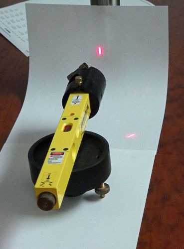 Laser precision level l100 by laser tools co. kit w/ beam splitter &amp; base plate for sale