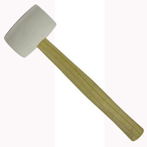 Allied Tools 31383 16-Ounce White Rubber Mallet  1-Pack