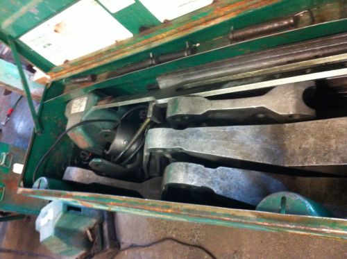 Greenlee 881ct hydraulic pipe bender 2.5&#034;-4&#034; emt rigid imc. 980 pump &amp; gang box for sale
