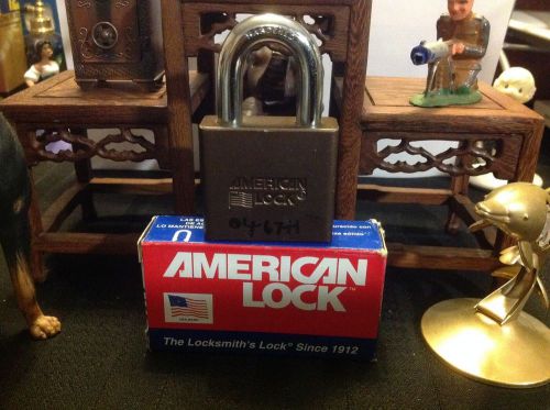 1  american 1300 series  2&#034; padlock serviced re-keyable a-1condition duranodic for sale