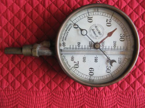 1912 Steam Altitude Thermometer Gauge Sold in Duluth Minnesota