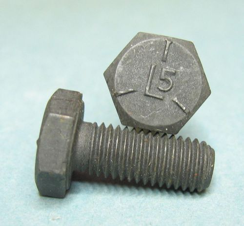 100 - pieces black oxide steel 5/8&#034;-long 1/4-28 grade 5 cap screw bolt for sale
