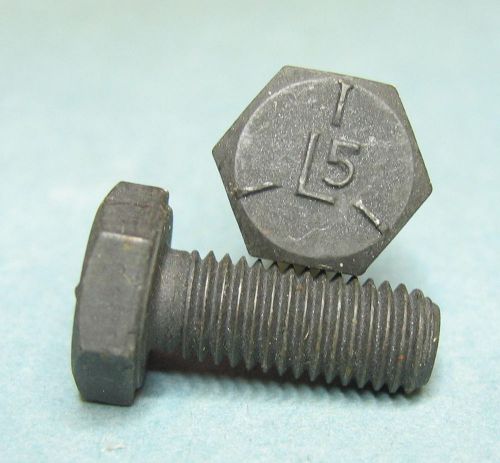 100 - Pieces Black Oxide Steel 5/8&#034;-Long 1/4-28 Grade 5 Cap Screw Bolt