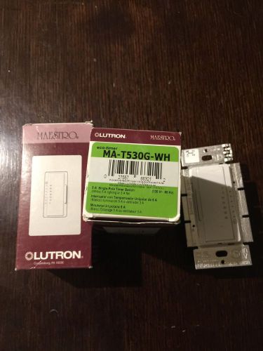 Lutron MA-T51 - Single-Pole Timer Switch - Biscuit