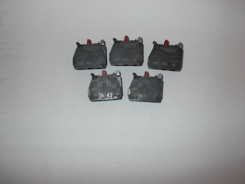 Schneider electric zbe-102 contact blocks (5) for sale