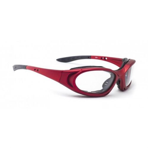 Radiation safety glasses  phillips rg-1171 red  sf-6 schott glass, w/ .75mm lead for sale