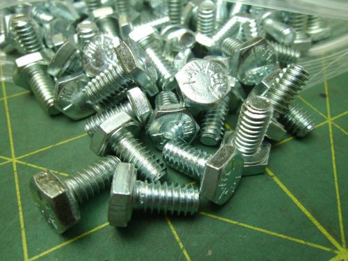 1/4-20 x 1/2 hex cap screws grade 5 zinc (qty 120) #55920 for sale