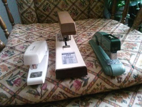 3 VinTaGe SWINGLINE STAPLERs all work Made in USA