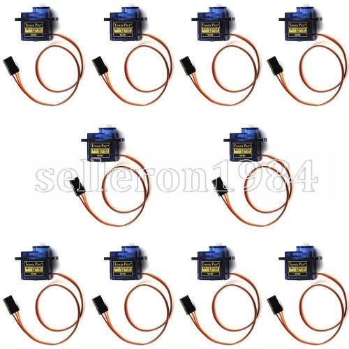 10pcs sg90 9g micro towerpro servo motor robot helicopter airplane controls new for sale