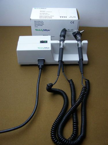 Welch Allyn 767 Wall Diagnostic Unit Otoscope Ophthalmoscope &amp; Dispenser