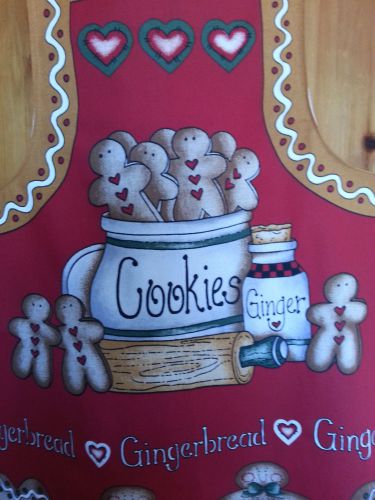 Adorable Completed Gingerbread Apron Dianna Marcum