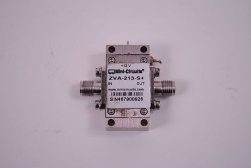Zva-213-s+ 800 mhz - 21 ghz rf/microwave wide band medium power amplifier for sale