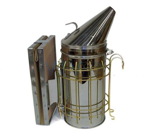 Bee Hive Smoker Stainless Steel with Heat Shield Beekeeping Equipment from VIVO