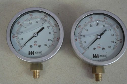 Weiss liquid filled gauges for sale