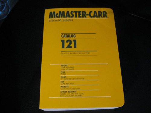 McMaster-Carr - Chicago, Illinois Catalog 121
