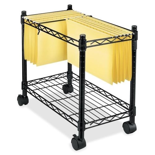 New ! fellowes high-capacity rolling file cart - 24&#034;x14&#034;x20.5&#034; - black - fel4508 for sale