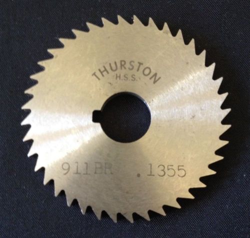 Thurston 911BR 2 x 0.1355 x 1/2 HSS Keyway Slitting Slotting Saw