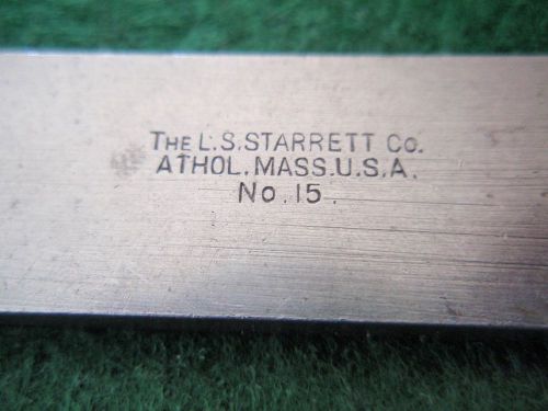 VINTAGE L.S. STARRETT # 15 UNIVERSAL BEVEL IN GOOD WORKING CONDITION!