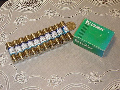 Box of ten (10) littelfuse flnr 3 2/10 fuses class rk5 time delay 250v or less for sale